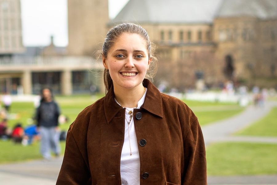 person smiling