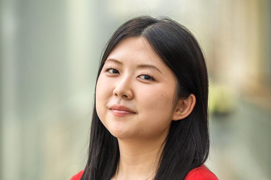 person smiling