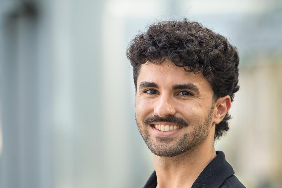 person smiling