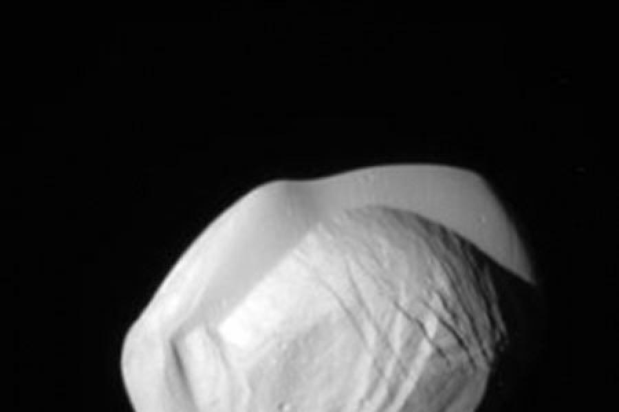 Saturn's small moon Pan