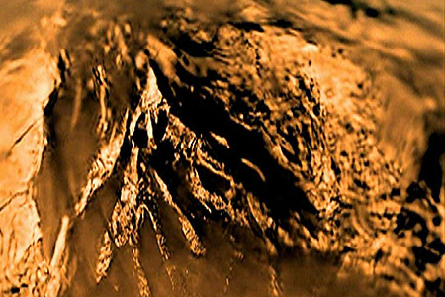 Image of Titan's surface