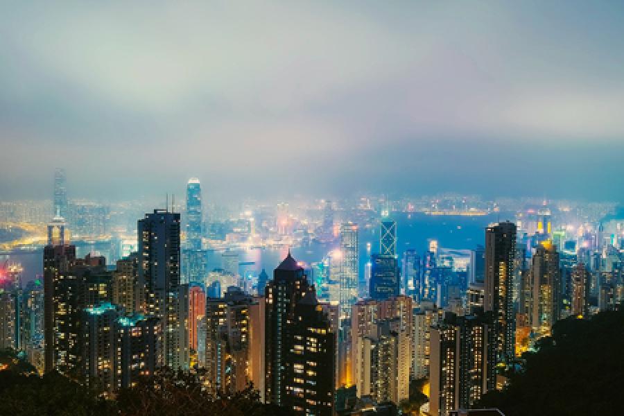 Hong Kong at night 