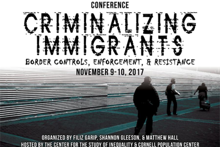 Poster for Criminalizing Immigrants conference