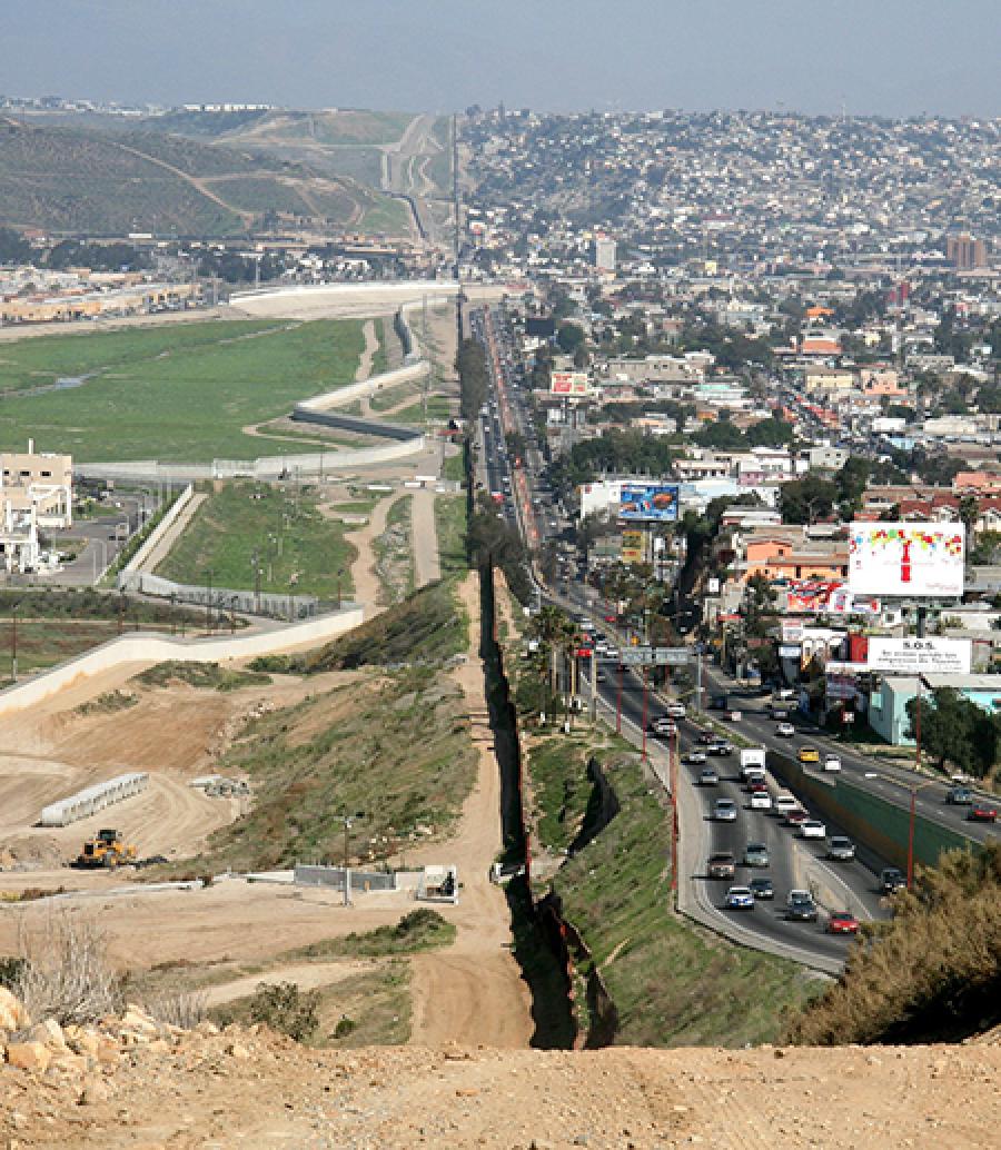  Mexico and U.S. border