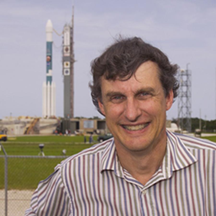 Steve Squyres at NASA launch