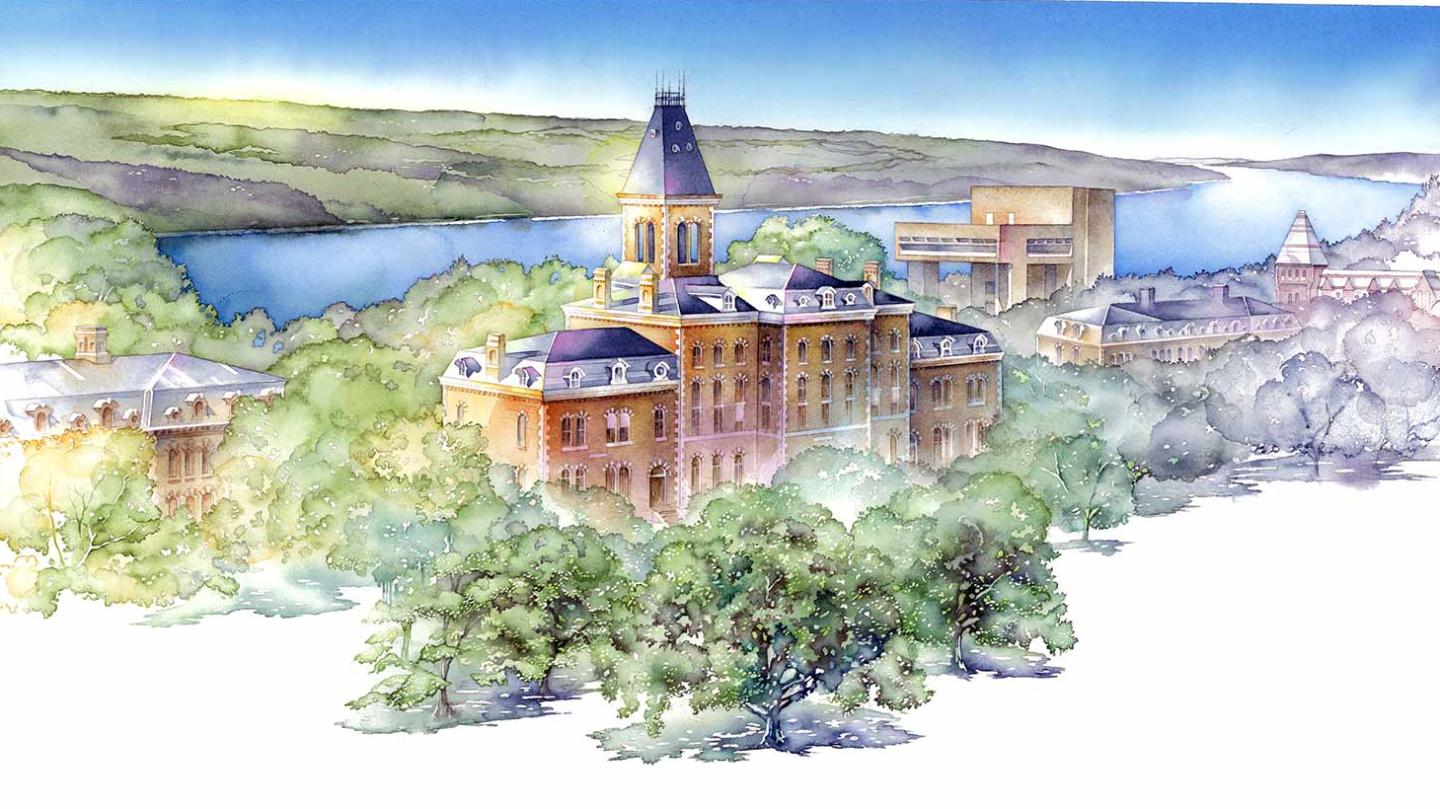 Artist rendering of the renovated McGraw Hall