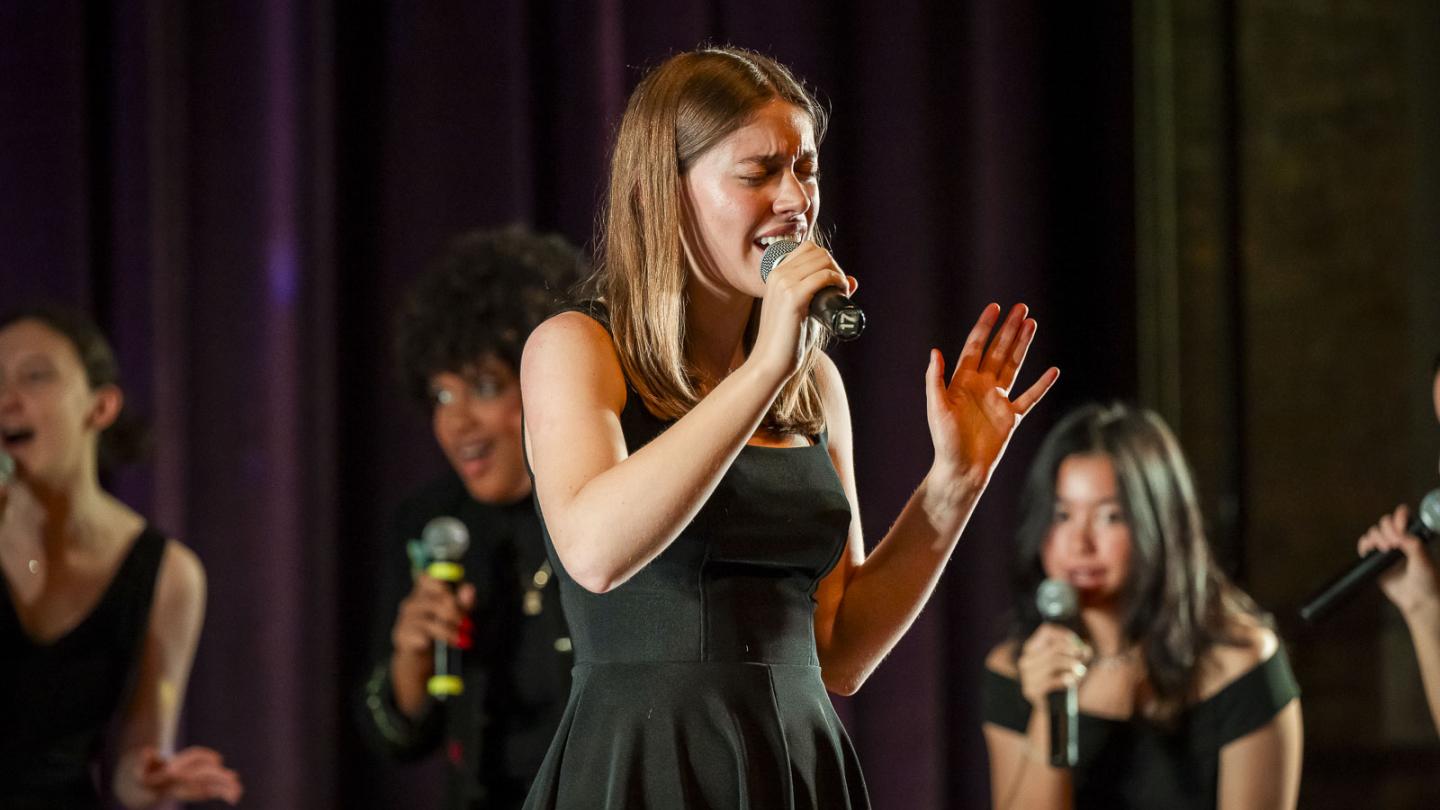 person singing